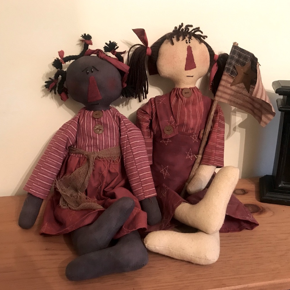 SOLD ♥️ Honey and Me primitive doll set